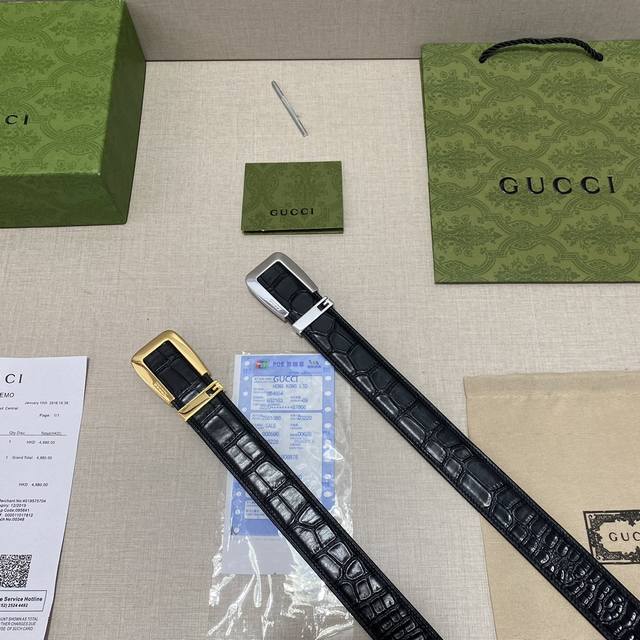 品牌 古驰gucci 等级 原版品质 头层牛皮 专柜售经典爆款开模 油边精致 电脑车线 手感柔软 实物拍摄无修饰 上身效果超好 长度可裁剪 配专柜全套包装 送礼