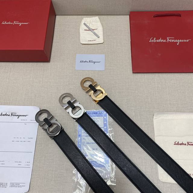 品牌 菲拉格慕ferragamo 等级 原版品质 头层牛皮 专柜售经典爆款开模 油边精致 电脑车线 手感柔软 实物拍摄无修饰 上身效果超好 长度可裁剪 配专柜全