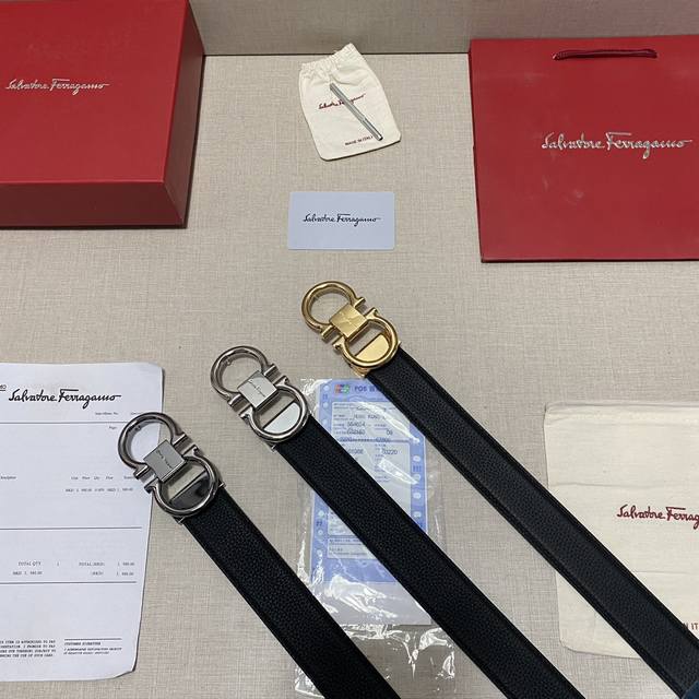 品牌 菲拉格慕ferragamo 等级 原版品质 头层牛皮 专柜售经典爆款开模 油边精致 电脑车线 手感柔软 实物拍摄无修饰 上身效果超好 长度可裁剪 配专柜全