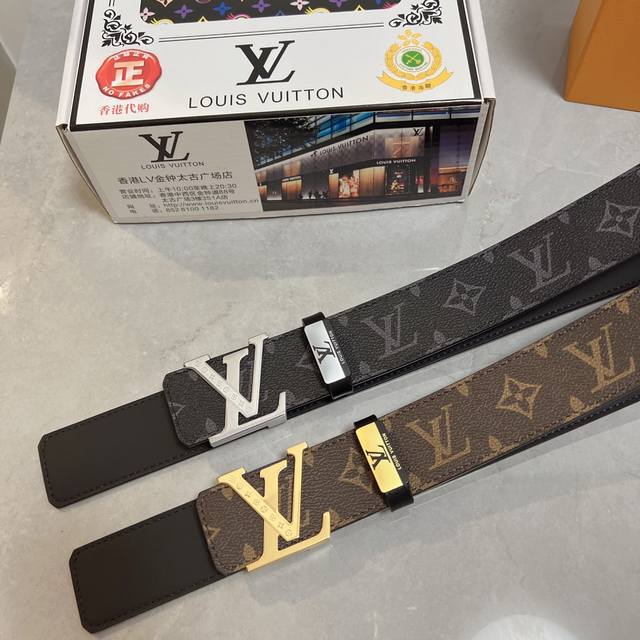 品名 Lv..路易..威登原单 材质 原单牛皮腰带 百分百头层牛皮腰带保证真皮 24K纯钢扣 专柜原单品质 做工精细 时尚大牌 送人自用首选包装 请认准如图专柜