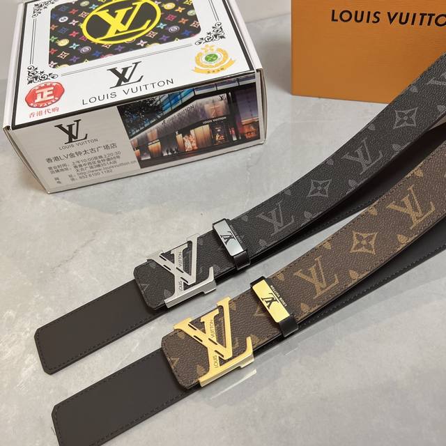 品名 Lv 路易 威登原单 材质 原单牛皮腰带 百分百头层牛皮腰带保证真皮 24K纯钢扣 专柜原单品质 做工精细 时尚大牌 送人自用首选 包装 请认准如图专柜包