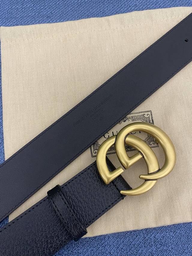 Gucci 原厂精密电渡扣头 意大利原厂皮 宽40Cm 代购级