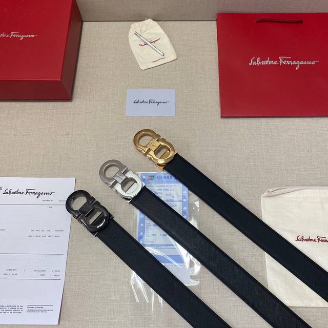 品牌 菲拉格慕ferragamo 等级 原版品质 头层牛皮 专柜售经典爆款开模 油边精致 电脑车线 手感柔软 实物拍摄无修饰 上身效果超好 长度可裁剪 配专柜全