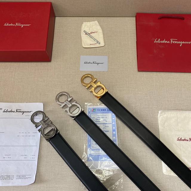 品牌 菲拉格慕ferragamo 等级 原版品质 头层牛皮 专柜售经典爆款开模 油边精致 电脑车线 手感柔软 实物拍摄无修饰 上身效果超好 长度可裁剪 配专柜全