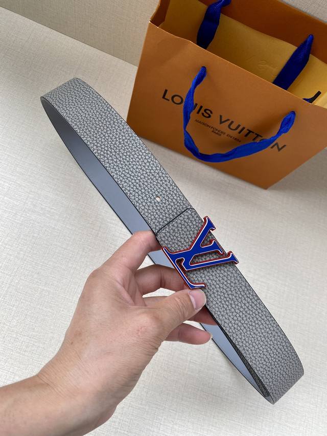 Lv Shape Mng Climbing 双面可用 进口原版荔枝纹 原版底皮 翻转可见沉稳素色