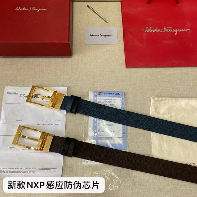 品牌 菲拉格慕ferragamo 芯片款 等级 原版品质.头层牛皮 专柜售经典爆款开模 油边精致 电脑车线 手感柔软.实物拍摄无修饰 上身效果超好 长度可裁剪.