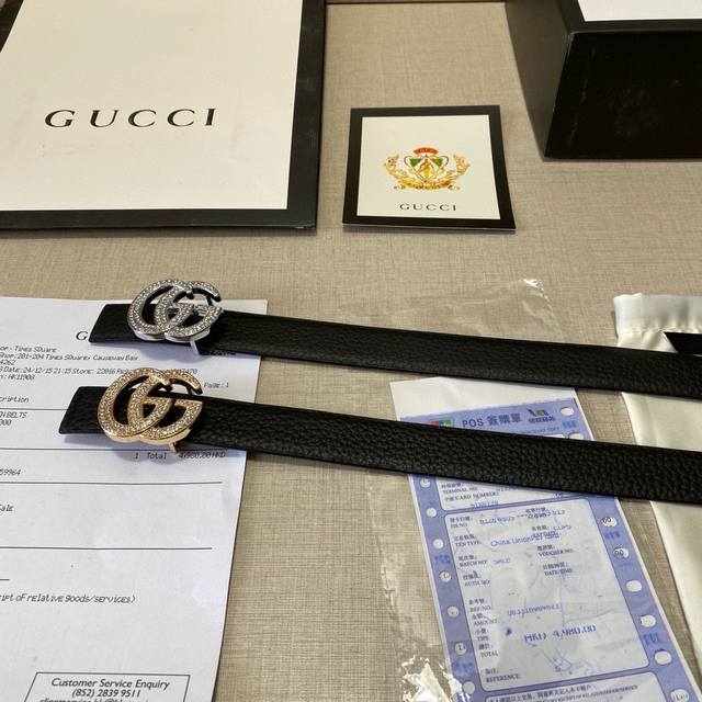 品牌 古驰gucci 仿铜扣 等级 原单私货.进口头层牛皮 专柜售 堪比正品 油边精致 电脑车线 手感柔软.实物拍摄无修饰 上身效果超好 长度不可裁剪.配专柜全