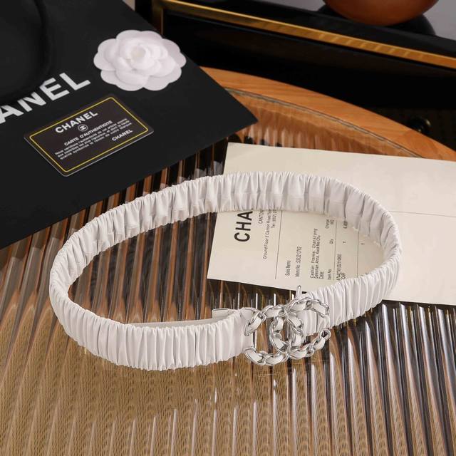 特 Chanel Cc链条 黄铜logo扣 小牛皮 银色金属 与 金色金属 3.0Cm精品 弹力十足 百搭 优雅 码数含扣s=65Cm总长 可用75、8