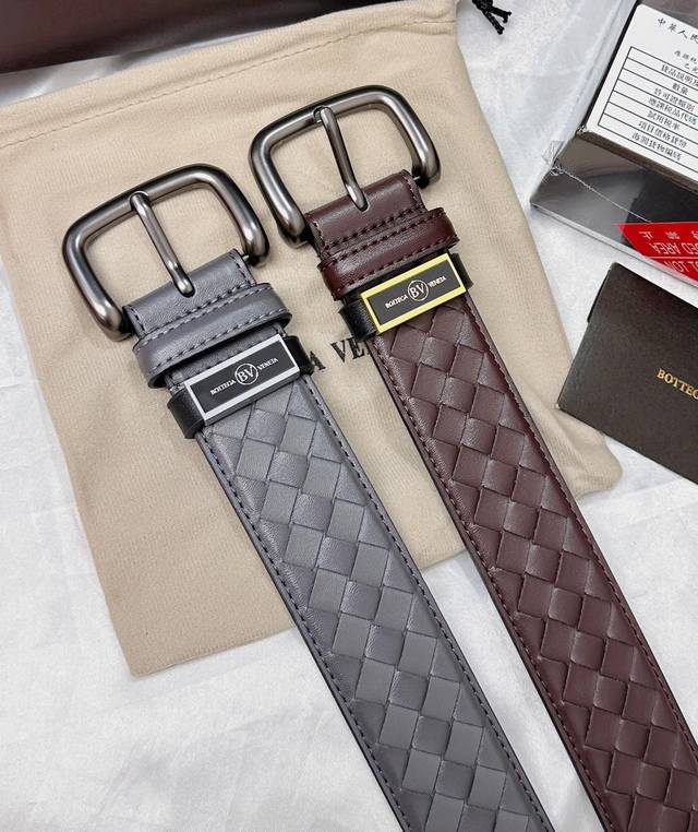 皮带：Bottega Veneta.葆蝶家顶级. 腰带：BV原单复刻品质百分百头层牛皮，保证真皮。撞色编织.真空电镀.永不掉色.24K纯钢扣纯手工编织艺术烤漆渲