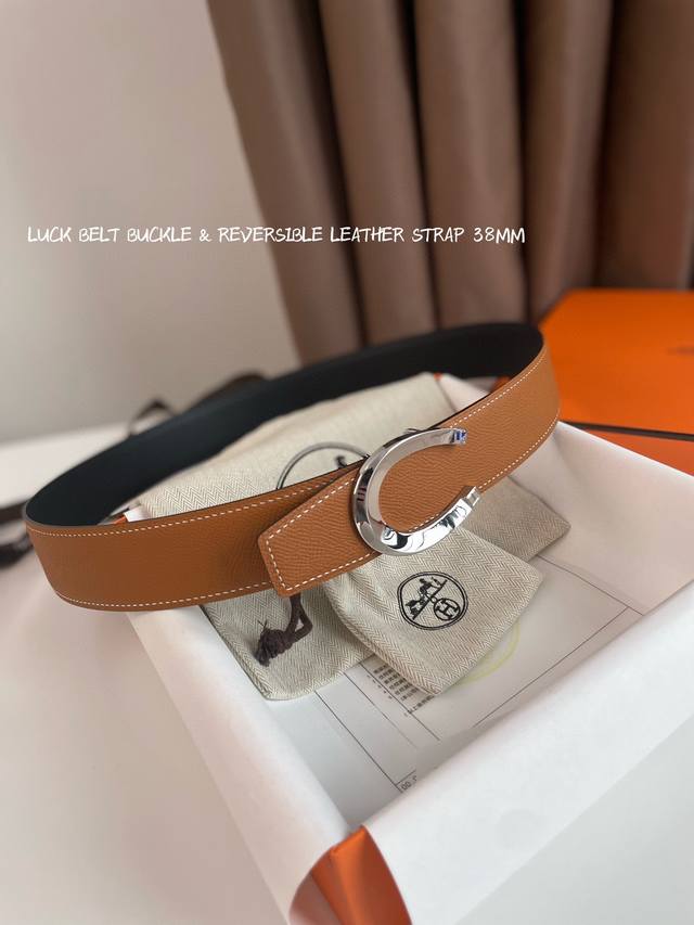 Hermes-32Mm 爱马仕专柜同步 进epsom双面小牛皮 精钢精品五金 双面可用