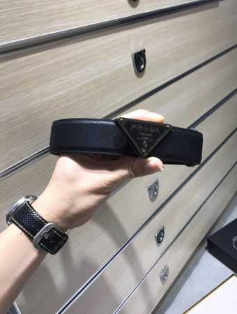 配送专柜包装 打孔针 特 宽35Mm，支持Nfc 原单双面进口头层牛皮带身，搭配原版经典三角微标扣，手感.油边近乎完美，原产皮料牛皮定制，质感无可挑剔，出众的细 - 点击图像关闭