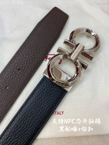 特 Nfc-F3.5Cm高级定制款男士皮带 ，双面进口牛皮，自行选择搭配 真材实料 很有质感 时尚经典不失风范 可自行裁剪 ！