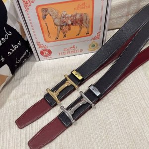 品名：爱马仕.HermèS 原单 材质：原单牛皮腰带 百分百头层牛皮腰带保证真皮，24K纯钢扣，专柜原单品质、做工精细，时尚大牌，送人自用首选 包装： 请认准如