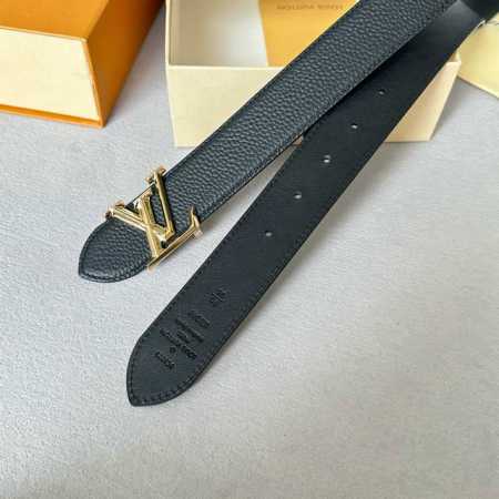 Lv.路易威登 全套包装 宽度 35Mm宽度 正品一体铸造五金钢扣 原厂皮料 双面原厂定制进口面料 可送礼自用不错选择 - 点击图像关闭