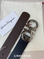 特 Ferragamo.菲拉格慕 全套包装 支持Nfc扫码 宽度3.5Cm 高级定制款男士皮带 双面进口牛皮 可双面使用 自行选择搭配 真材实料 很有质感 时尚