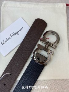 特 Ferragamo.菲拉格慕 全套包装 支持Nfc扫码 宽度3.5Cm 高级定制款男士皮带 双面进口牛皮 可双面使用 自行选择搭配 真材实料 很有质感 时尚