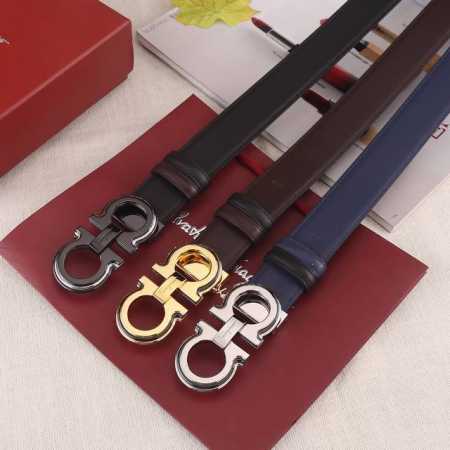 Made In Italy 批 配全套专柜包装 品牌：菲拉格慕 扣头材质：精品实心扣 产品详情：新款火爆来袭品牌： 菲拉格幕 高端品质！ 材料 ：彩用进口头层牛 - 点击图像关闭