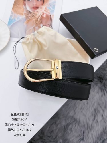 万宝龙 寸3 宽度3.4Cm Kg3195 休闲风格，进口小牛皮搭配进口亚光小牛皮底，百搭简约的设计，高质量 高性价比。顶级
