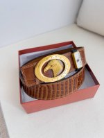 品名：史帝芬.尼治. Stefano Ricci 腰带 皮带 型号：挂扣，纯钢材质挂扣镶钻，挂孔带身，双面头层牛皮材料：百分百头层牛皮，保证真皮。24K纯钢扣专