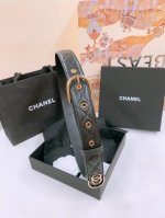 Chanel 香奶奶3.0Cm 女士时尚款，羊皮菱格纹带身顶级品质，正品开模高端定制皮料五金，定制纯钢五金扣头，带身采用松紧收腰设计风格达到修身效果，正品定位L