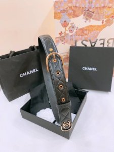 Chanel 香奶奶3.0Cm 女士时尚款，羊皮菱格纹带身顶级品质，正品开模高端定制皮料五金，定制纯钢五金扣头，带身采用松紧收腰设计风格达到修身效果，正品定位L