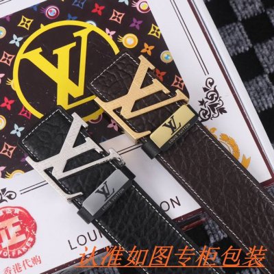 品名：Lv 路易斯登 原单 DDD 材料：百分百头层牛皮，保证真皮。专柜原单品质、做工精细，送人自用首选 DDD 包装： 请认准如图专柜包装，赠送打孔器，银联发