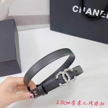 Cm 香奈儿腰带，双面头层牛皮皮料，长度：.75.80.85.90.95.100欧，珍珠铜五金扣原版开模定制庆祝] - 点击图像关闭