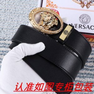 男士腰带：范思哲 原单 男士皮带：百分百头层牛皮，保证真皮。24K纯钢扣双面可用专柜同等质量， 送人自用首选 包装： 请认准如图专柜包装，赠送打孔器，银联发票，