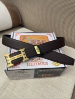 品名：爱马仕.HermèS C原单 材质：原单牛皮腰带 百分百头层牛皮腰带保证真皮，24K纯钢扣，专柜原单品质、做工精细，时尚大牌，送人自用首选 包装： 请认准