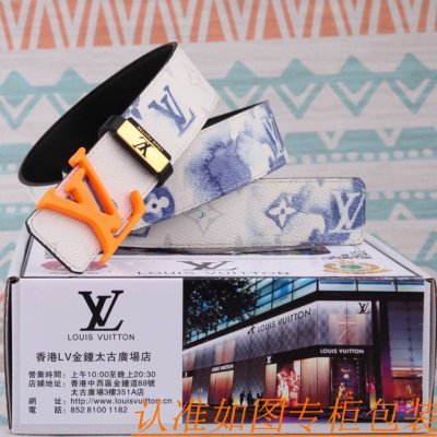 腰带皮带：Lv 路易威登原单牛皮腰带 男款皮带：材质百分百头层牛皮腰带保证真皮皮带，专柜原单品质、做工精细，时尚大牌，送人自用首选包装： 请认准如图专柜包装赠送