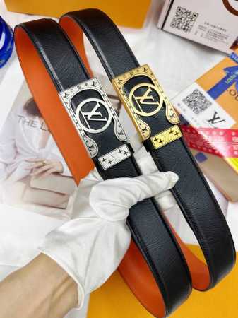 皮带：Lv..路易..威登顶级复刻. 腰带：原单品质百分百进口原厂头层牛皮，保证真皮。雕花镂空设计工艺.真空电镀.永不掉色.24K纯钢扣细腻小牛皮纹路双面可用专 - 点击图像关闭