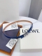 特 Loewe 罗意威专柜最新同款腰带 选用光滑牛皮革窄款腰带 配有Anagram Pebble针扣 卓越的工艺 个性的造型 精美的材质 宽 15Mm