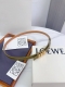 特 Loewe 罗意威专柜最新同款腰带 选用光滑牛皮革窄款腰带 配有Anagram Pebble针扣 卓越的工艺 个性的造型 精美的材质 宽 15Mm