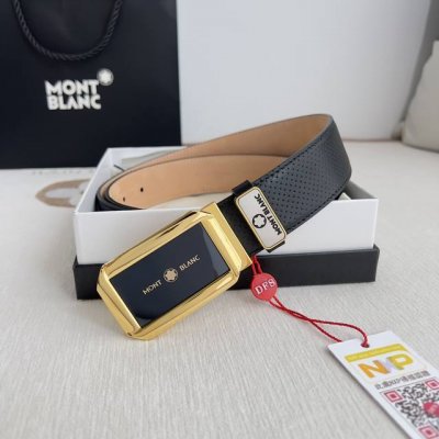 品名：万宝龙.Montblanc原单 腰带 皮带 型号：挂扣，新款原版经典精品双色挂扣，实物拍摄，原版头层牛皮 材料：百分百头层牛皮，保证真皮。双面可用专柜同等