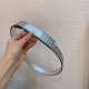 迪奥.Dior 配送专柜全套礼盒包装 D Ior 23 D-Fencedior腰带扣 内侧饰有christian Dior标志 浅金色、银色饰面金属细节 牛皮革