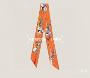爱马仕Hermes “太空赛马”Twilly小丝巾 Twilly小丝巾 100%桑蚕丝 重磅18姆米斜纹面料 这款小巧的真丝配饰佩戴方式千变万化，可为您的日常造