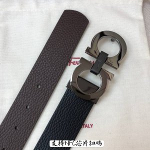 特 Ferragamo.菲拉格慕 全套包装 支持Nfc扫码 宽度3.5Cm 高级定制款男士皮带 双面进口牛皮 可双面使用 自行选择搭配 真材实料 很有质感 时尚