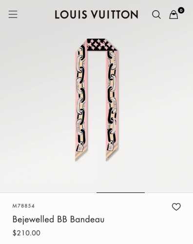 Plv2348Lv束发带！Monogram 图案致意品牌经典，繁复图景均由喷墨印制呈现。法国进口真丝面料非常特别的触感 超多用途：领巾、发带、包包配饰、腰带..