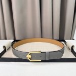 特 。 爱马仕针式扣Togo男士皮带，爱马仕3.5双头层牛仔配饰腰带。