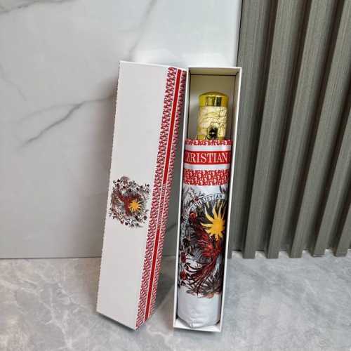 Dior 迪奥 凤凰 夏季新款 全自动折叠晴雨伞 黑色涂层防晒有效阻隔紫外线99%，Upf 50 所以能起到伞下体感降温的效果！ 有效隔热，高效防晒 一把搞定，