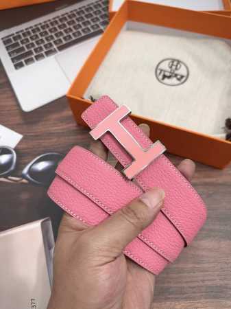 特 Hermes 爱马仕皮带 ，3.2Cm宽度， - 点击图像关闭