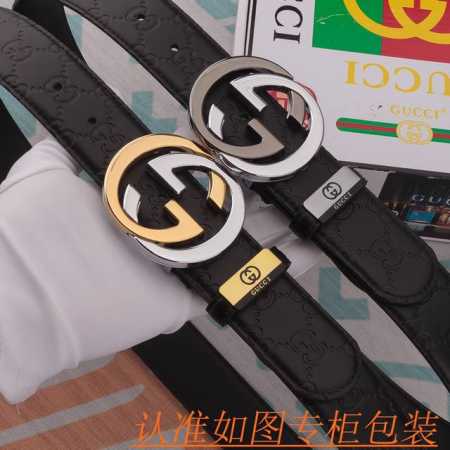 品名：古奇 皮带 原单 腰带 材料：百分百头层牛皮腰带，保证真皮皮带，专柜原单品质、做工精细，送人自用首选 包装： 请认准如图专柜包装，赠送打孔器，银联发票，宽 - 点击图像关闭