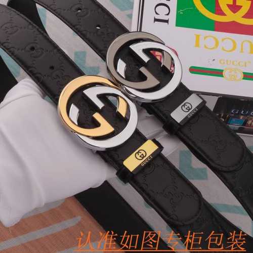 品名：古奇 皮带 原单 腰带 材料：百分百头层牛皮腰带，保证真皮皮带，专柜原单品质、做工精细，送人自用首选 包装： 请认准如图专柜包装，赠送打孔器，银联发票，宽