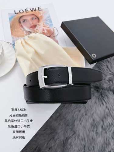 万宝龙 寸3 宽度3.4Cm Kg3195 休闲风格，进口小牛皮搭配进口亚光小牛皮底，百搭简约的设计，高质量 高性价比。顶级