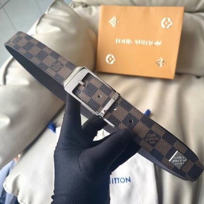L0Uis Vuitt0N 今季新品 驴家男士原單腰帶 寬度35毫米 定制帆布内衬进口头层小牛皮 搭配全新开模针扣 经久耐用 百搭款