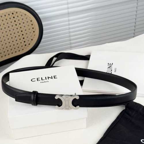 Celin E新品立体浮标扣女士腰带 意大利进口小牛皮 搭铜扣 宽度2.5双面佩
