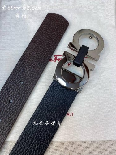 无夹层原厂皮 Ferragamo菲拉格慕 Nfc芯片扫码款 正品尺寸3.5Cm意大利原厂皮