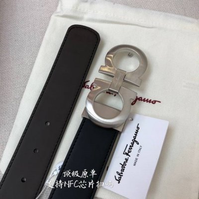 无夹层原厂皮 Ferragamo菲拉格慕 Nfc芯片扫码款 正品尺寸3.5Cm意大利原厂皮