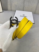 p180 宽度3.0Cm Chanel （香奈儿）荔枝纹牛皮 金 银 枪 色金属钢扣。
