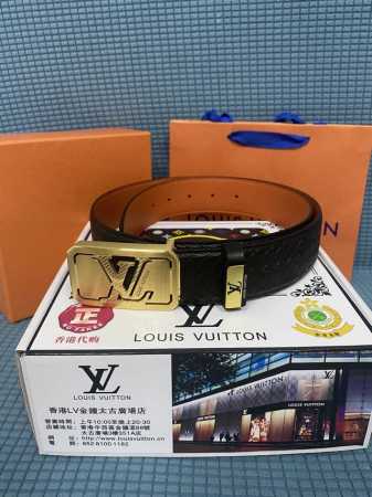 男款腰带：Lv 路易威登原单牛皮腰带· 男款皮带：材质百分百头层牛皮腰带保证真皮皮带，专柜原单品质、做工精细，时尚大牌，送人自用首选包装： 请认准如图专 - 点击图像关闭